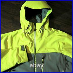 FIRST ASCENT $279 Hyalite Men L Primaloft Soft Shell Insulated Hood Jacket Large