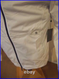 G/FORE Full Zip Repeller Waterproof Hooded Golf Jacket NWT Medium $295 White