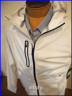 G/FORE Full Zip Repeller Waterproof Hooded Golf Jacket NWT Medium $295 White
