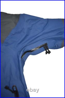 Gore-Tex Soft Shell Test Team Jacket Mens M Blue Sample Rain Coat WL Gore Sample
