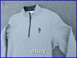 Greyson Pullover Jacket Men's L Gray Wolf Pattern Monterey Peninsula Golf Club