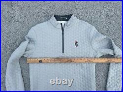 Greyson Pullover Jacket Men's L Gray Wolf Pattern Monterey Peninsula Golf Club