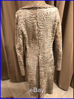 Gucci Persian lamb to suede fully reversible fur jacket coat RARE ELEGANT 2 in 1