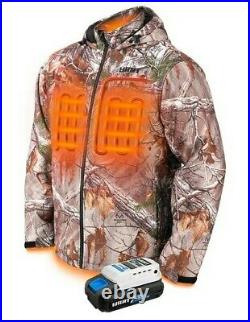 HART Heated Realtree Camo Jacket Mens XLarge Battery&Charger Combo Included