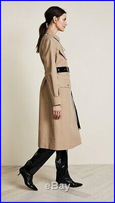 HELMUT LANG Ladies Utility Machintosh Cotton Mac Coat Jacket Cargo 5-40