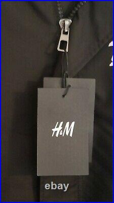H and M x The Weeknd Trench Coat Rain Jacket Color Black NWT FREE SHIPPING