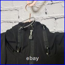 Haglofs black hooded insulated soft shell jacket mens XL Sweden