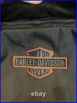 Harley Davidson Idyll windproof soft shell Hooded jacket mens large EUC