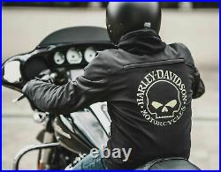 Harley-Davidson Mens Reflective Skull 3-In-1 Soft Shell Riding Jacket 98164-17EM