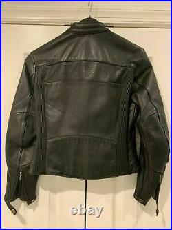 Harley Davidson Women's Perforated Leather HD INSULATED Jacket Size Small