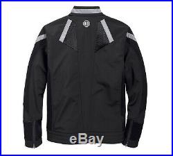Harley-davidson Men's Soft Shell Mesh Black Jacket 97518-19vm Large