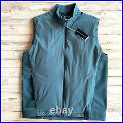 Holderness And Bourne The King Vest Turquoise Teal Stretch Golf Large NWT $220