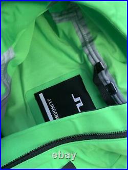 J. Lindeberg Summit Soft Shell jacket Mens medium Classic Green NEW AMOW06372