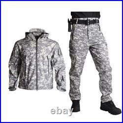 Jackets Soft Shell Jacket Combat Uniform Outfit Men Clothing Jacket+Pants
