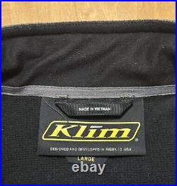 KLIM Men's Inversion Jacket Gore-tex Windstopper Soft shell Gray Full Zip Sz. L