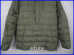 Kith Columbia Jacket Mens Large Green Puffer Duck Down Pullover Omni Heat Anorak
