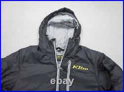 Klim Jacket Mens M Black Torque Zip Hooded Insulated Coat Thinsulate Medium