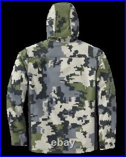 Kuiu Ultralight Hunting Camo Rubicon Hooded Softshell Jacket Verde 2.0 XL