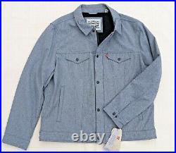 LEVIS Soft Shell Classic Trucker Jacket Microfleece Breathable Water Resistant