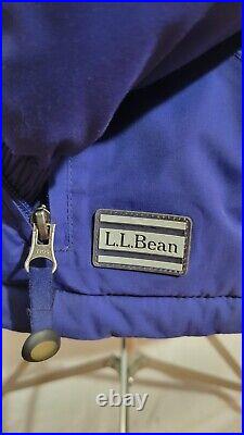 LL Bean OPH13 Men's BLUE Winter Ski Jacket Coat Parka Primaloft Waterproof XXL