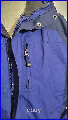 LL Bean OPH13 Men's BLUE Winter Ski Jacket Coat Parka Primaloft Waterproof XXL