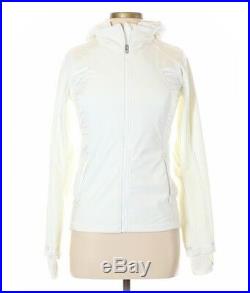 LULULEMON 2pc Wind Runner Soft Shell Jacket With Vest White Sz 4 Snow Rain Run