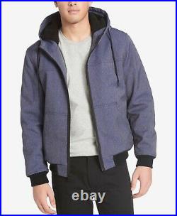 Levi's 267208 Men's Soft Shell Jacket with Fleece-Lined Hood Blue Size 2X-Large
