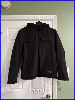 Levi's Men's Soft Shell Sherpa Lined Hooded Jacket XL Black