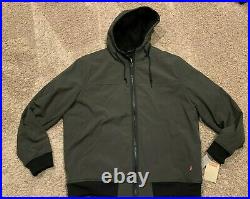 Levi's Soft Shell Sherpa Lined Hooded Bomber Jacket Olive XXL NWT RT$180 CL18