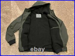 Levi's Soft Shell Sherpa Lined Hooded Bomber Jacket Olive XXL NWT RT$180 CL18