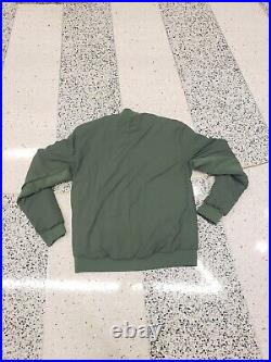 Lululemon Lulu Reversible Quilted Bomber Puffer Jacket Green Men's Size Large
