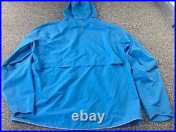 Lululemon Rain Weather Jacket Mens XXL Glyde Hood Full Zip Blue