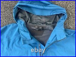 Lululemon Rain Weather Jacket Mens XXL Glyde Hood Full Zip Blue