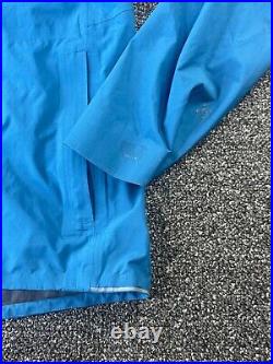 Lululemon Rain Weather Jacket Mens XXL Glyde Hood Full Zip Blue