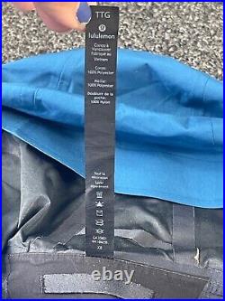 Lululemon Rain Weather Jacket Mens XXL Glyde Hood Full Zip Blue