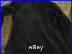 Lululemon Rare Apres Rain Jacket Long Black Coat Soft Shell Fleece Lined Hood