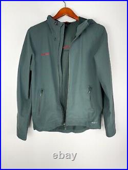 MAMMUT Swiss Design Hooded Soft Shell Jacket Men Medium Green Full Zip Softech