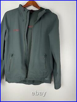 MAMMUT Swiss Design Hooded Soft Shell Jacket Men Medium Green Full Zip Softech