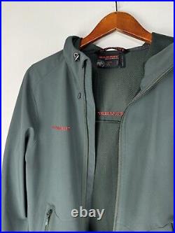 MAMMUT Swiss Design Hooded Soft Shell Jacket Men Medium Green Full Zip Softech