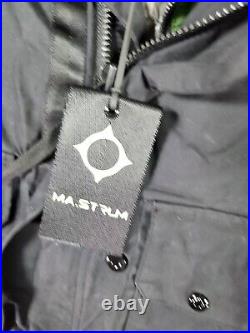 MA. STRUM Jacket Mens Large L Quilt Lined Cotton Nylon Collared Full Zip NWT