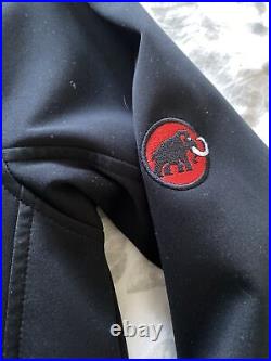 Mammut Clion Advanced SO Hooded Softshell Jacket mens Medium Black