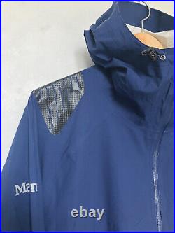 Marmot Men's Size XL Soft Shell Dark Blue Jacket Windbreaker