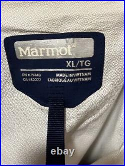 Marmot Men's Size XL Soft Shell Dark Blue Jacket Windbreaker