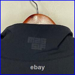 Massif Elements Tactical Jacket Men Size XL Black Pockets Tech Softshell Non-FR