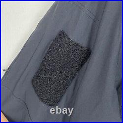 Massif Elements Tactical Jacket Men Size XL Black Pockets Tech Softshell Non-FR