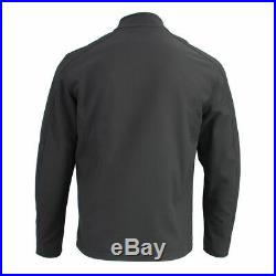 Men's 5XL Front Heated Soft Shell Zip Jacket with Front & Back Heating Elements