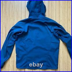 Men's Arc'teryx M Medium Gamma Hoody Softshell Jacket Blue Polyester