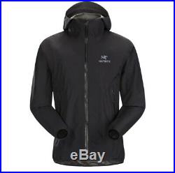 Men's Arcteryx Black Zeta FL Windstopper Soft-shell Jacket Sz Medium