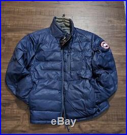 Men's Canada Goose Lodge Puffer Jacket. S. Blue