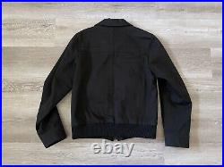 Men's Dior Homme 06 Hedi Slimane Black Military Jacket 2006 sz 50 / L 6HH1-43906